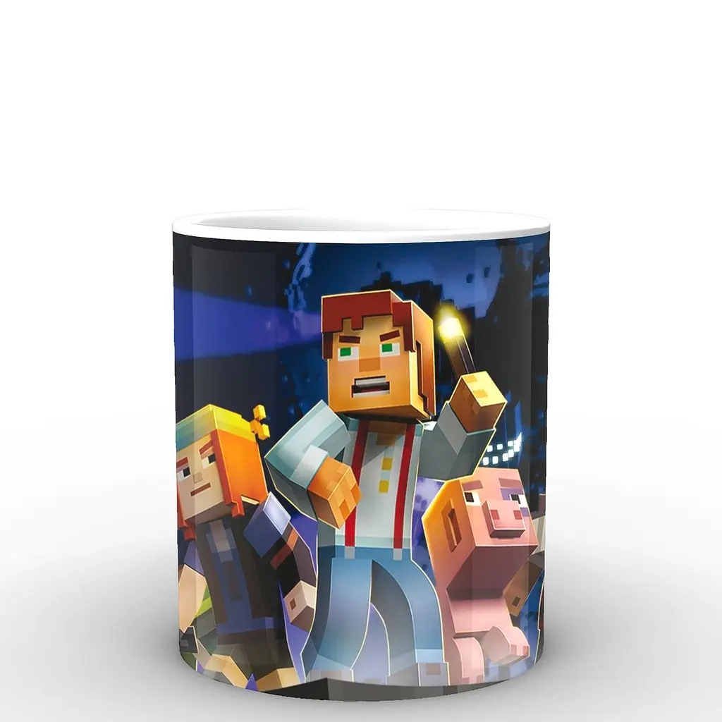 Кухоль GeekLand Minecraft Майнкрафт постер MС.02.018 330 мл білий - фото 3