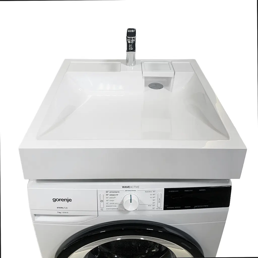 Раковина Adamant умивальник WASHER NEW штучний камінь прямокутна - фото 6