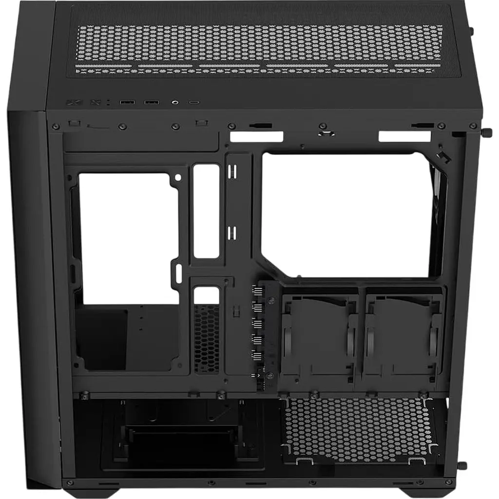 Корпус AeroCool D502A-G-BK-v1 Black (ACCM-DS02043.11) [146672] - фото 8