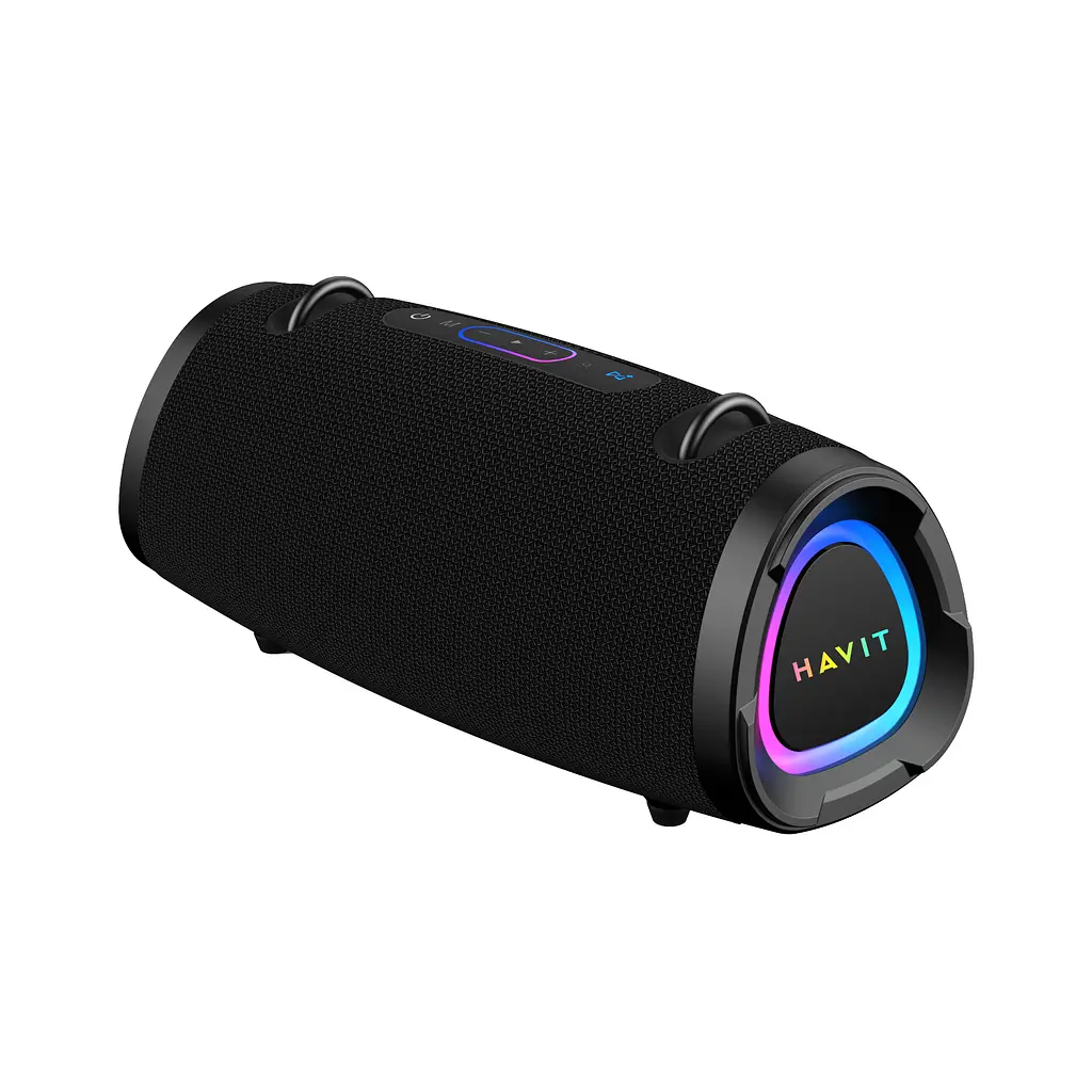 Портативна колонка HAVIT SK903BT IPX6 60W RGB Black HAVIT (29175-000) - фото 3