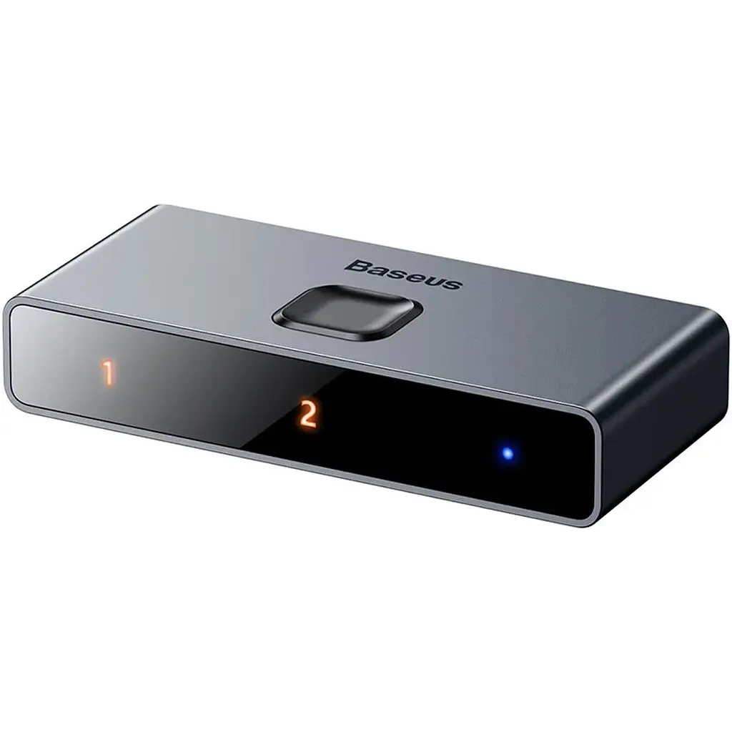 Розгалужувач HDMI Baseus Matrix Splitter Space Grey (CAHUB-BC0G) [126871] - фото 5