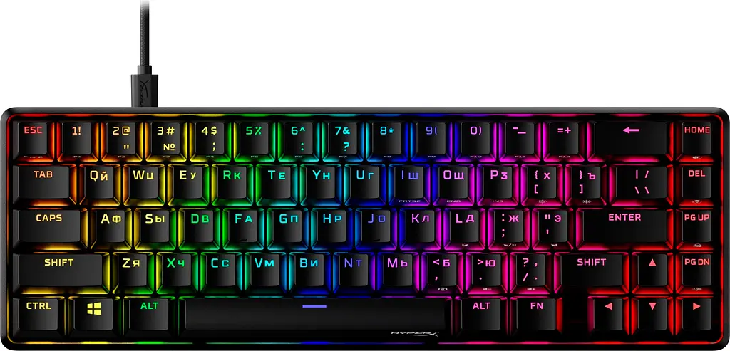 Клавіатура HyperX Alloy Origins 65 HX Red [4P5D6AX] [82129] - фото 2