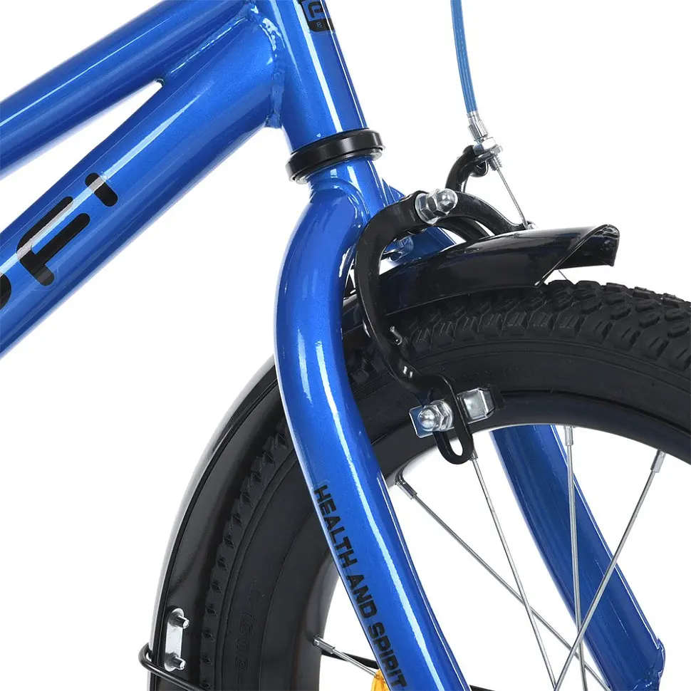 Велосипед детский Prof1 MB 16012-1 16 дюймов синий - фото 5