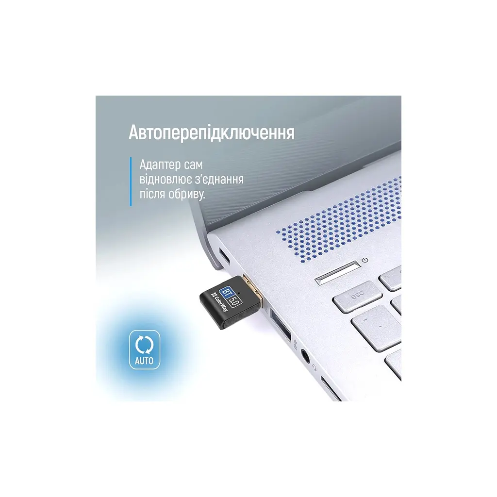 Bluetooth-адаптер ColorWay Bluetooth BT 5.0 (CW-AD-BT50) - фото 12