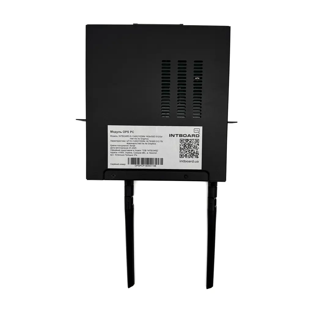 Комп'ютер Intboard OPS PC і5-1140G7/DDR4 16Gb/SSD 512Gb/Intel Iris Xe Graphics (10737002) - фото 2