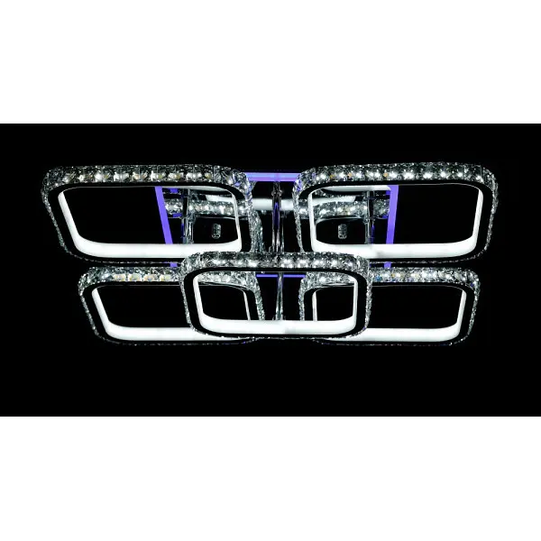 Стельова LED люстра з пультом і нічником Splendid-Ray 30-4023-44 - фото 4