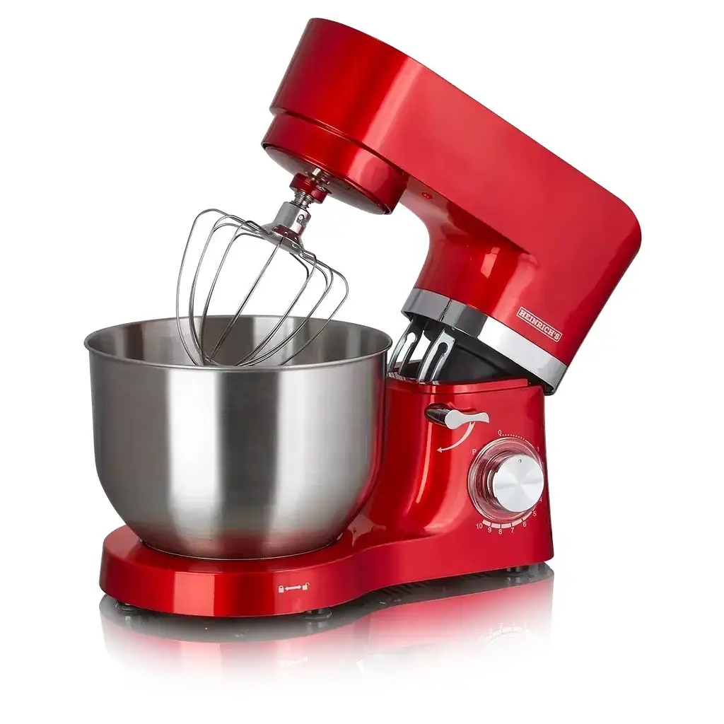 Міксер планетарний-тестоміс Heinrich's HKM 6278 Red 6.5 л - фото 2