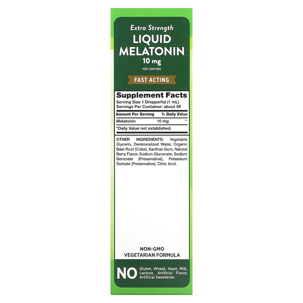 Мелатонін Nature's Truth Liquid Melatonin 10 мг 59 мл - фото 3
