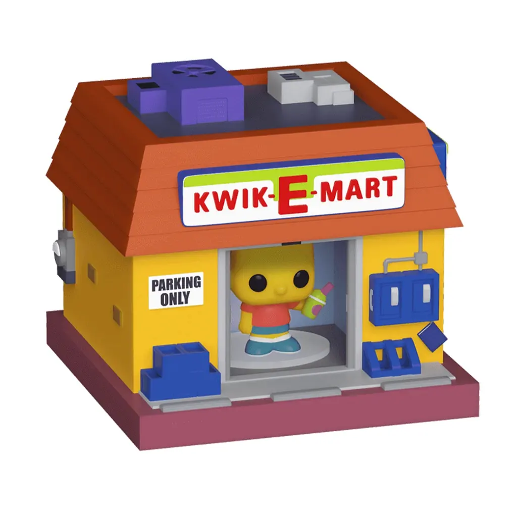 Фігурка Funko Pop набір Bitty Pop! Town - Барт Сімпсон і Квікі-Март (83684)