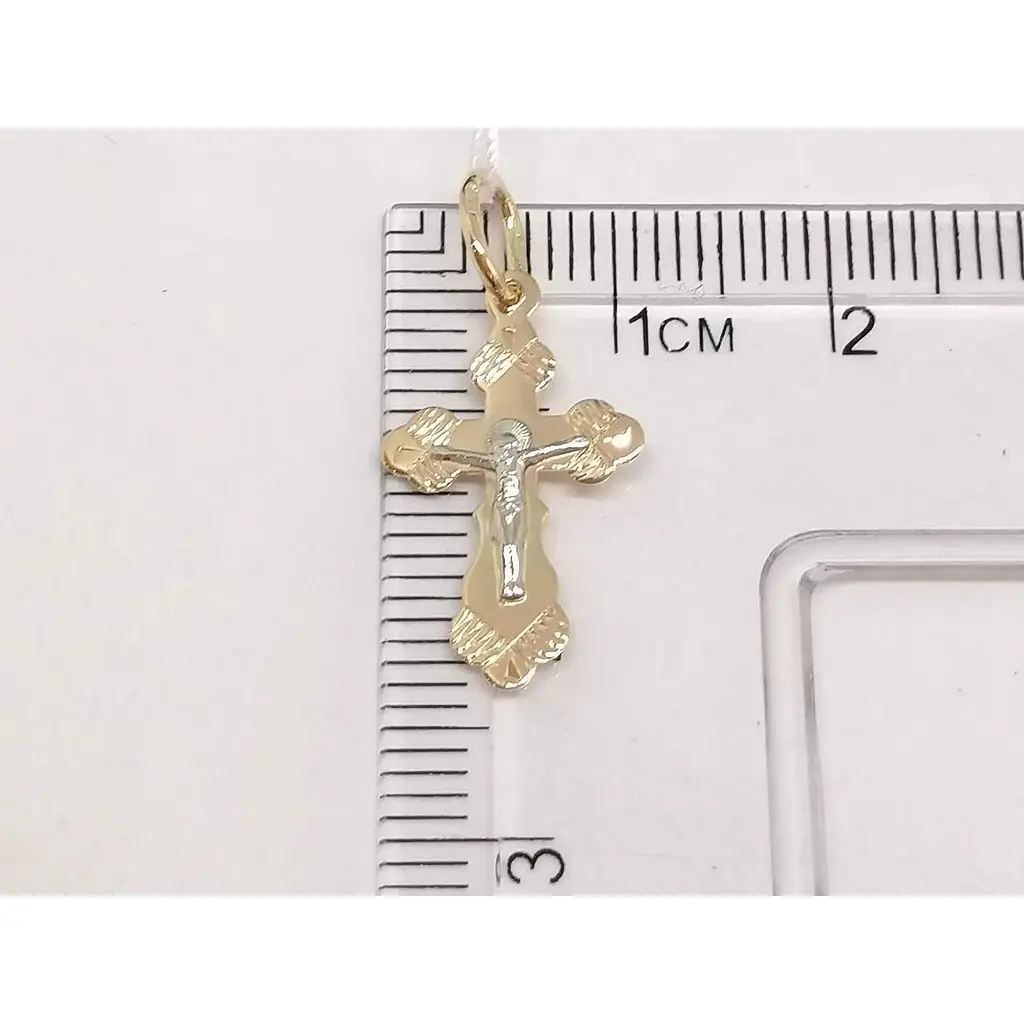 Золотой крестик Tango. Распятие Христа. 230103 - фото 5