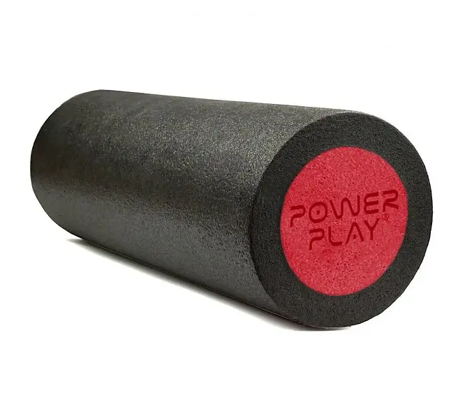Набір для масажу та йоги PowerPlay PP_4094 EPP (Ролик 30*15 + 2-ва мячі) Red + гумка 11 кг (PP_4094_Red) - фото 2