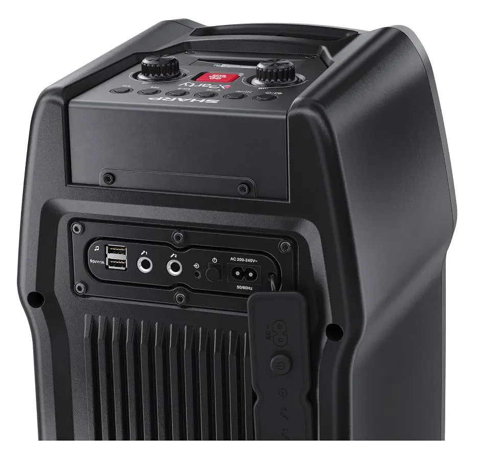Портативна колонка SHARP PS931BK 180 W IPX4 RGB Black - фото 5