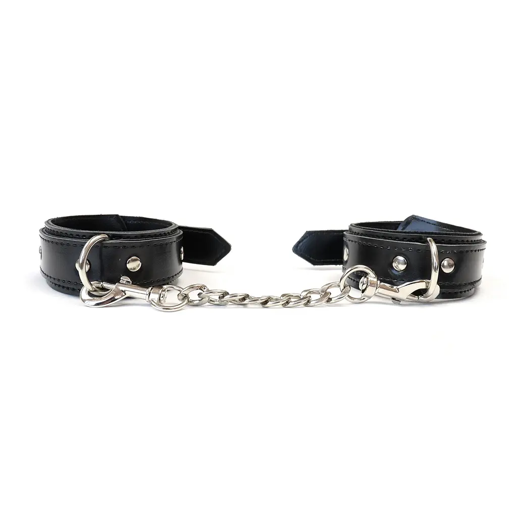Наручники з екошкіри Art of Sex - Handcuffs Emoji, колір чорний Art of Sex SO9976 99822