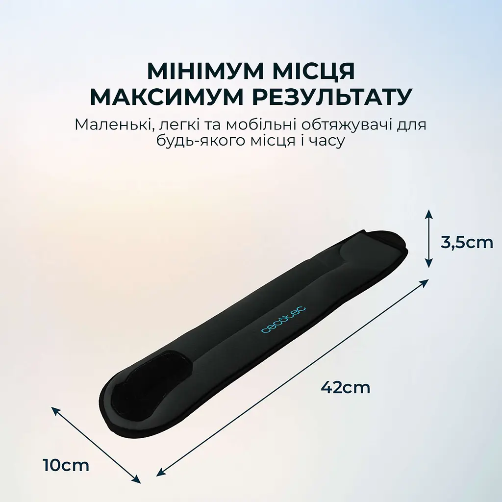 Обтяжувачі Cecotec Drumfit AnkleBell 2000 Neo (2шт по 2кг) - фото 5