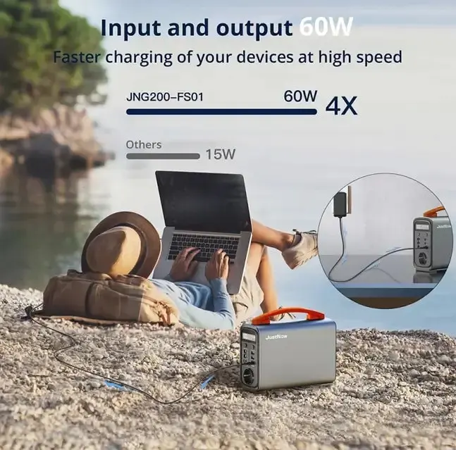 Зарядная станция JustNow GT200 240W 320Wh - фото 6