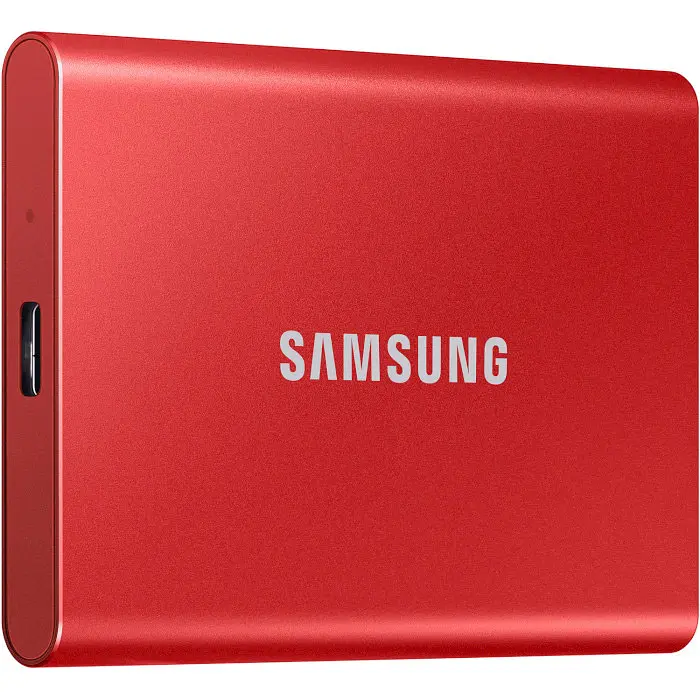 Зовнішній SSD накопичувач Samsung T7 2 TB Red [MU-PC2T0R/WW] [92333] - фото 2