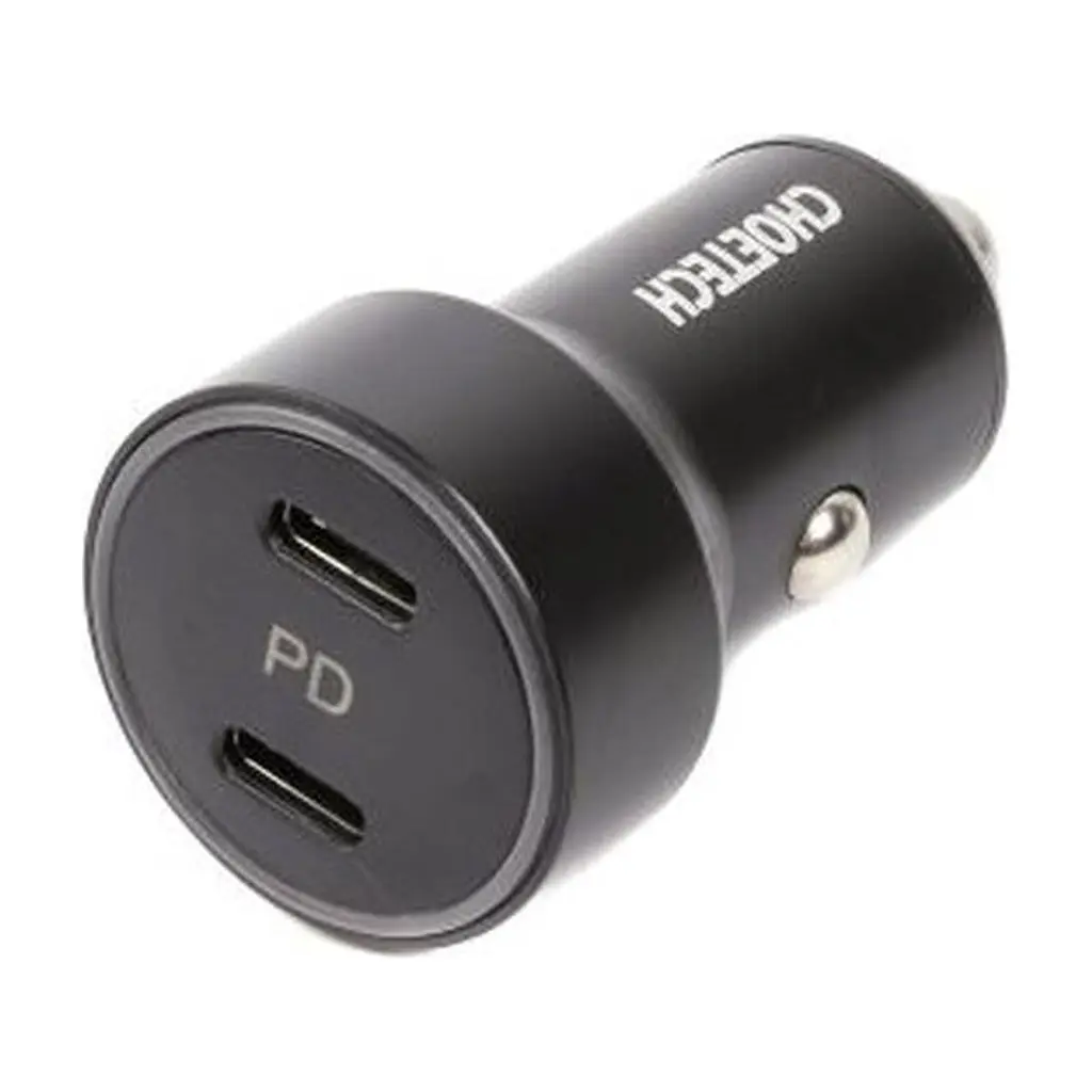 Зарядное устройство для Choetech car 2хUSB-C 40W PD black (С0054-BK) - фото 2