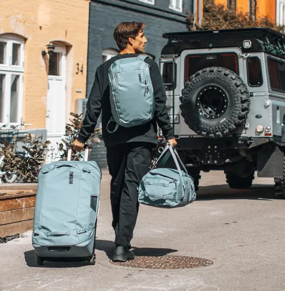 Дорожня сумка Chasm Duffel 90L TDSD-304 Pond Gray Thule sum0027952 - фото 6
