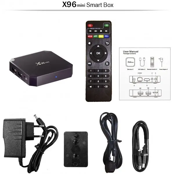Медіаплеєр андроїд приставка X96 Smart TV Android Box Mini 2Гб/16Гб - фото 7