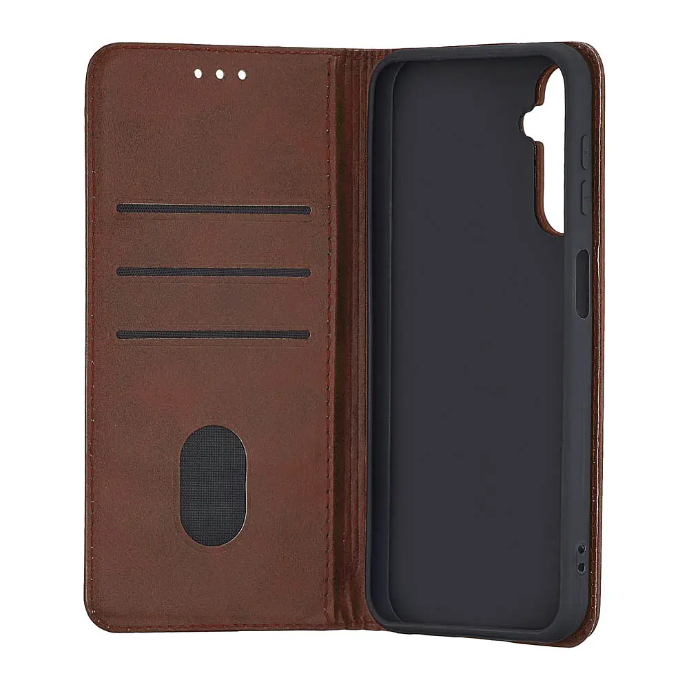 Чохол-книжка Premium Samsung A24 4G (A245) Dark Brown - фото 3