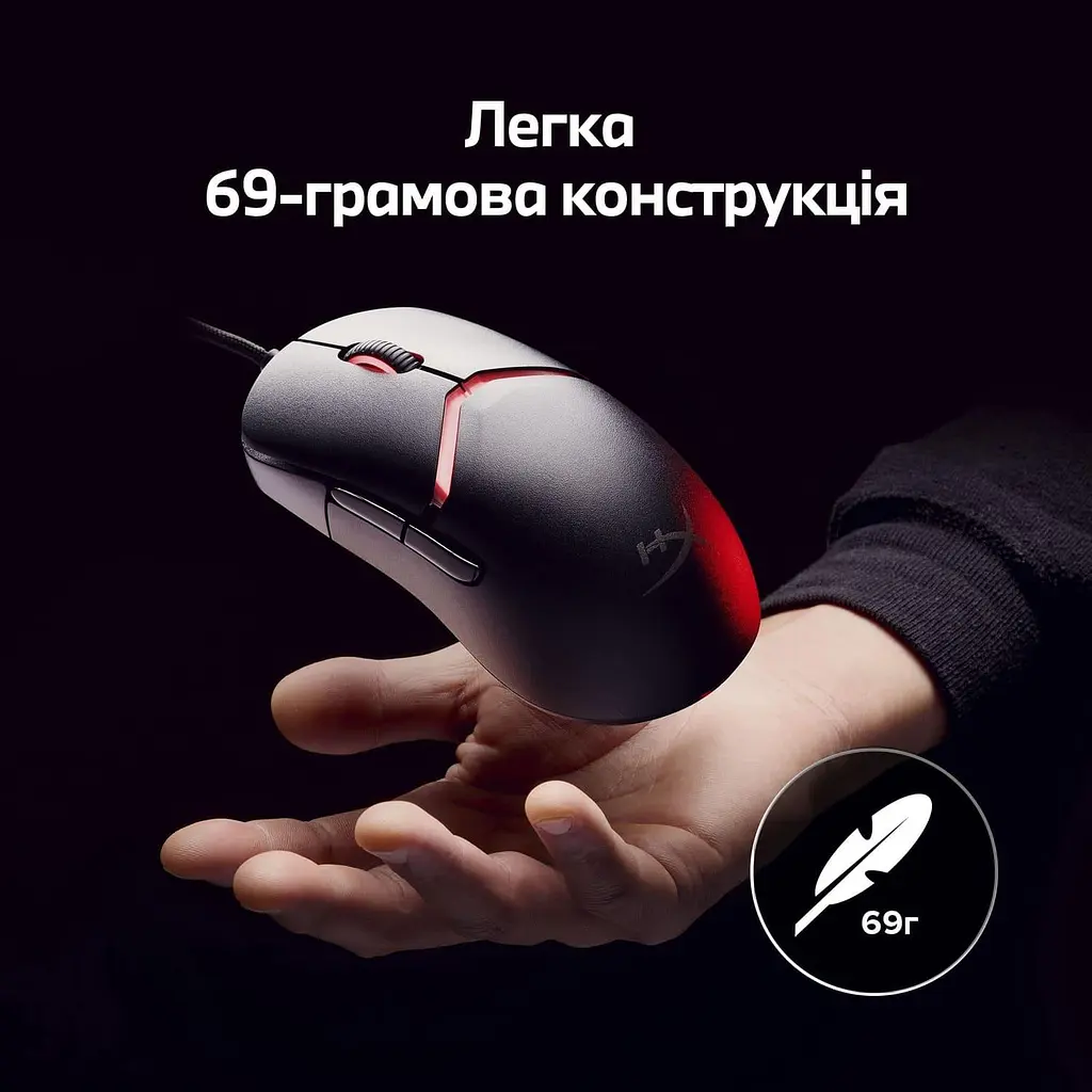 Миша HyperX Pulsefire SAGA RGB Black (A2PB3AA) - фото 12