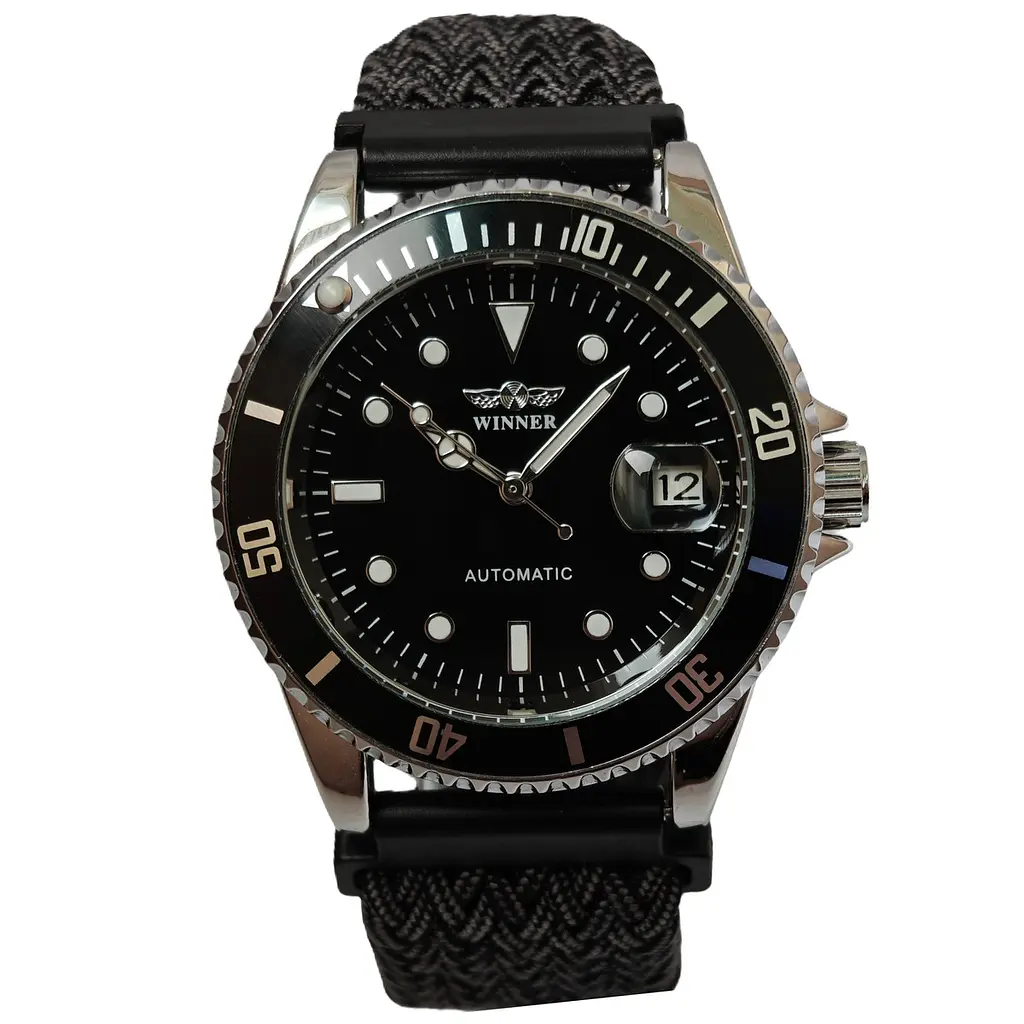 Годинник Winner Basel Nylon, 2 ремешка - фото 2