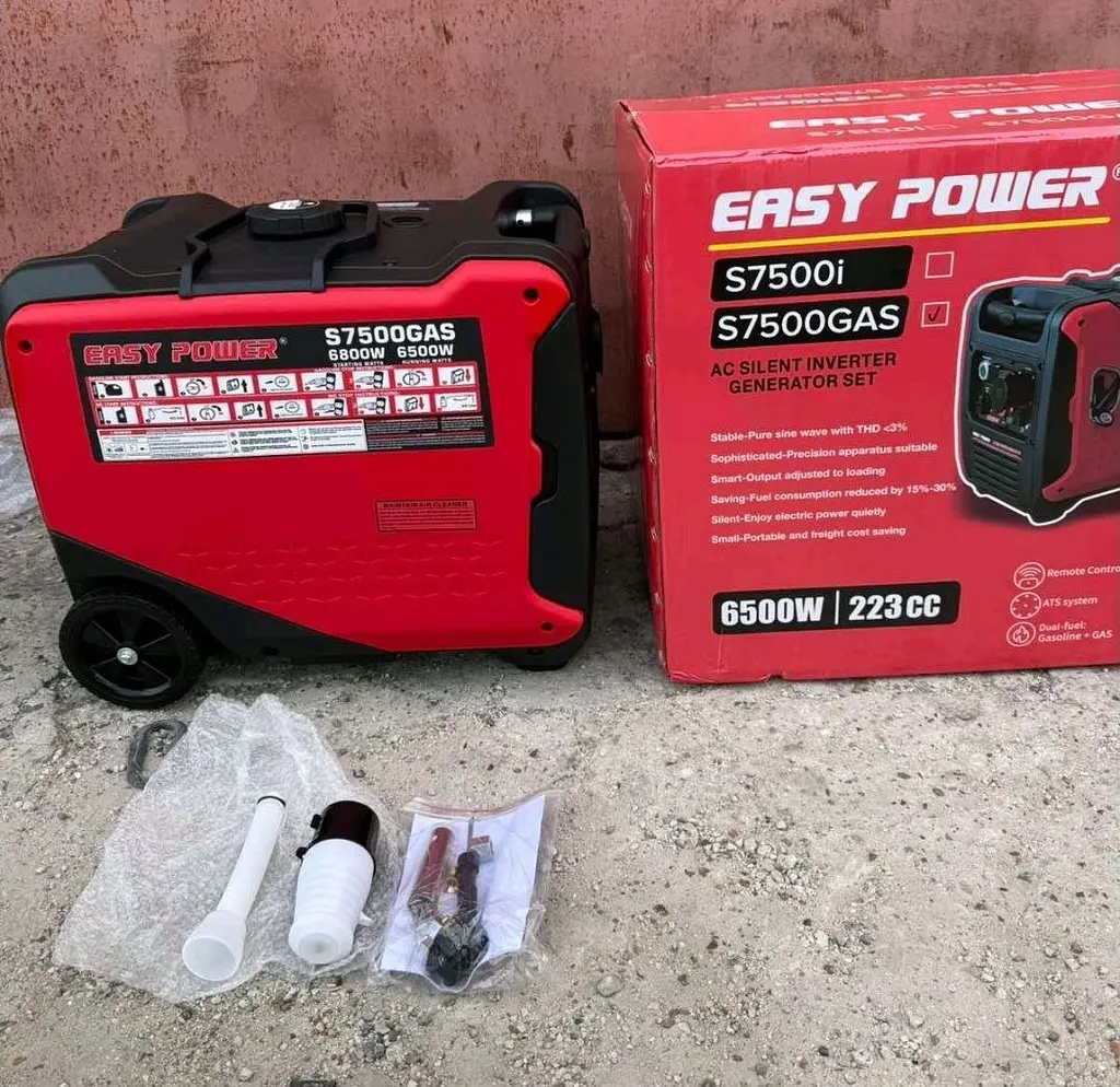 Інверторний Генератор Easy Power S7500GAS (6.5 – 6.8 кВт), газ/бензин, електростартер, пульт, ATS - фото 3