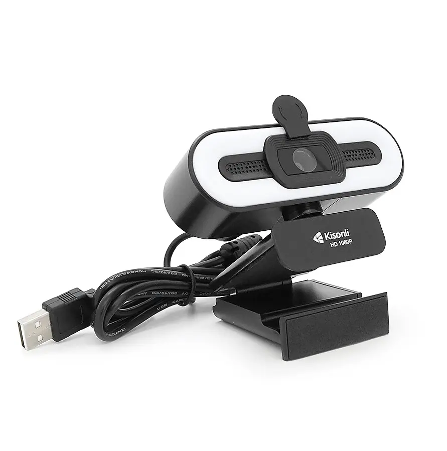 Вебкамера Kisonli D-2 1080p 5P, LED-підсвітка, з мікрофоном