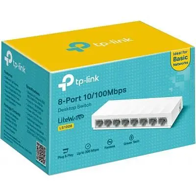 Коммутатор сетевой TP-Link (LS1008) - фото 3