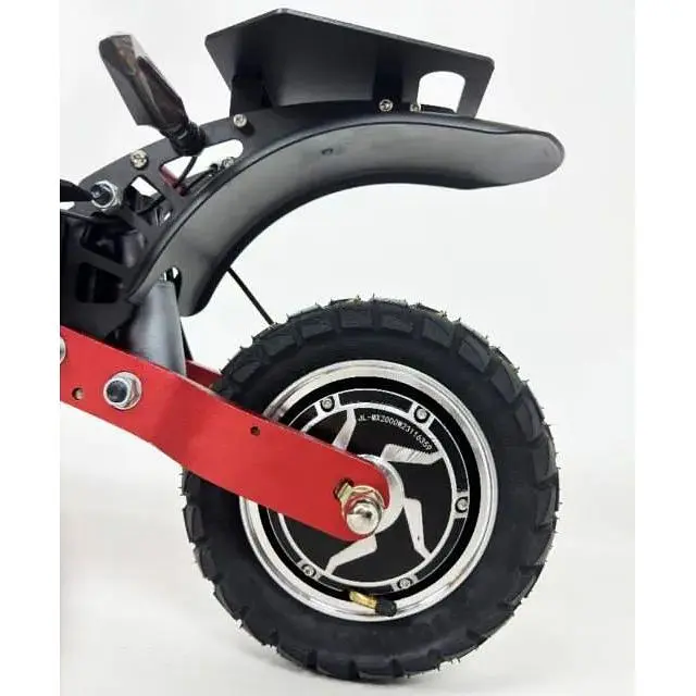 Електросамокат Двомоторний Tesla 30000 (4000W, 52V, 24Ah) з сидiнням та Боксом на руль - фото 5