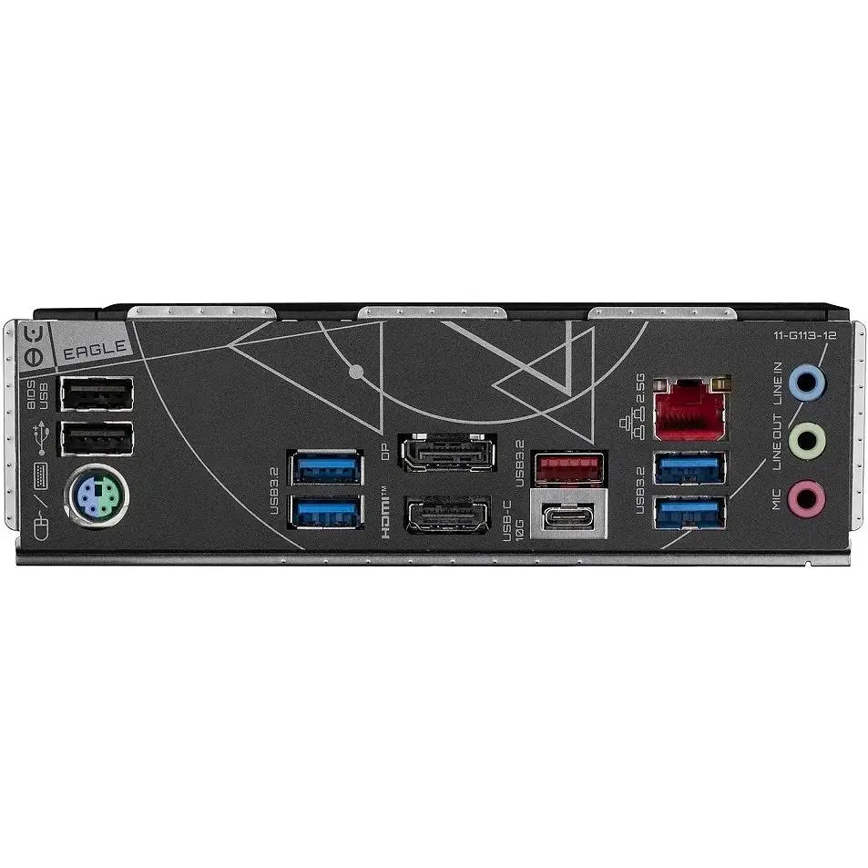 Материнська плата Gigabyte LGA1700, Z790 EAGLE, Z790, 4xDDR5, Int.Video(CPU), 4xSATA3, 3xM.2, 1xPCI-E 5.0 x16, 1xPCI-E 4.0 x16, 1xPCI-E 3.0 x16, 2xPCI-E 3.0 x1, Realtek 7.1, Realtek 2.5GbE, 9xUSB 3.2 / 6xUSB 2.0, HDMI/DP, ATX - фото 5