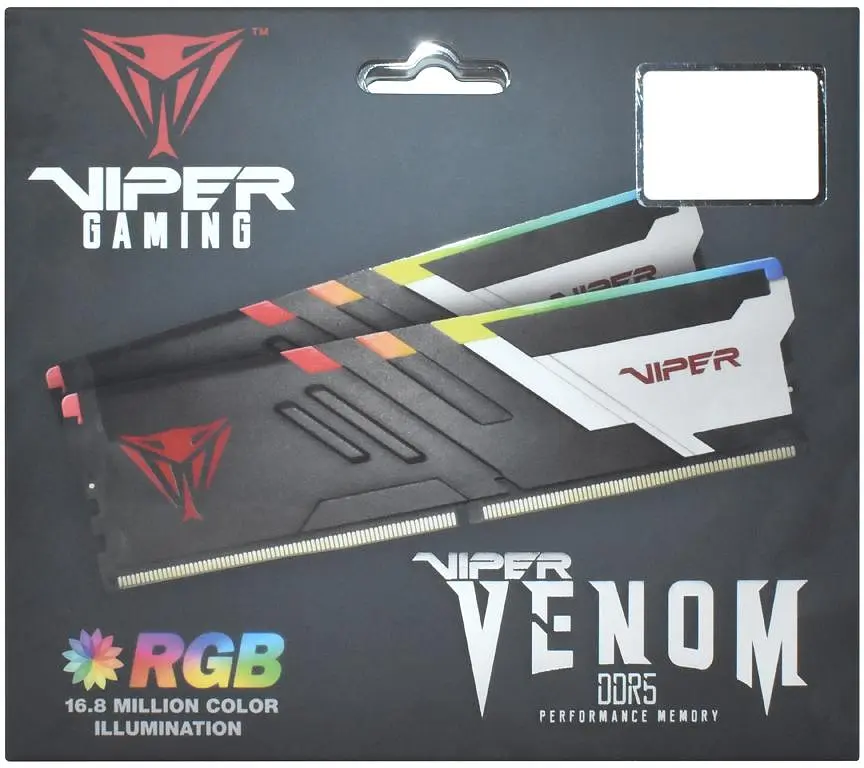 Модуль пам'яті Patriot DDR5 (2x32) Viper Venom 6000Mhz RGB (PVVR564G600C36K) - фото 9