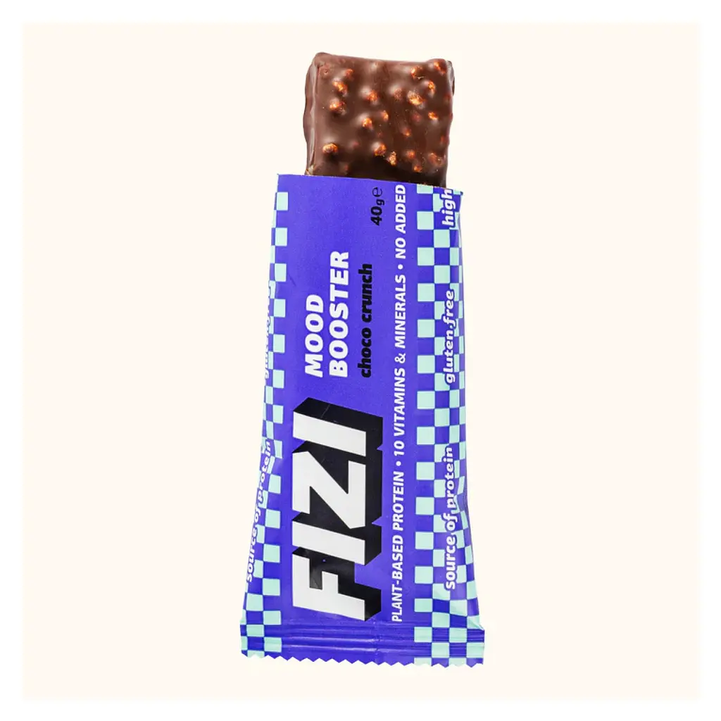 Енергетичні батончики, Fizi Mood Booster — 12 × 40 г Choco Crunch - фото 2