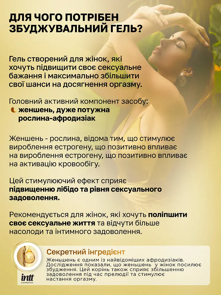 Возбуждающий гель для женщин Intt Excitation, 15 мл - фото 7