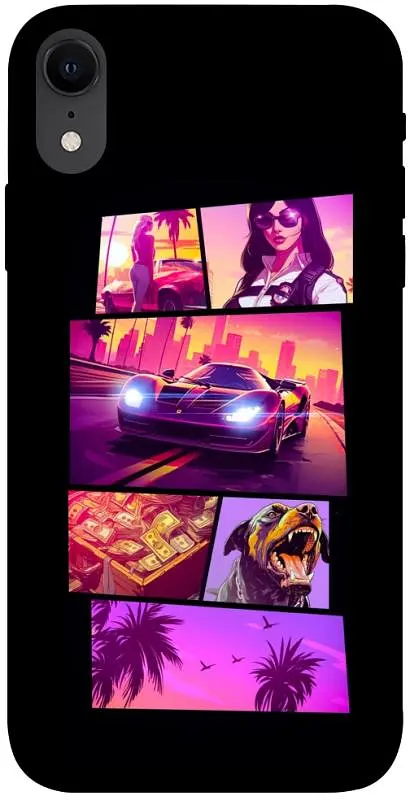 TPU чохол Demsky GTA vibes для Apple iPhone XR (6.1")