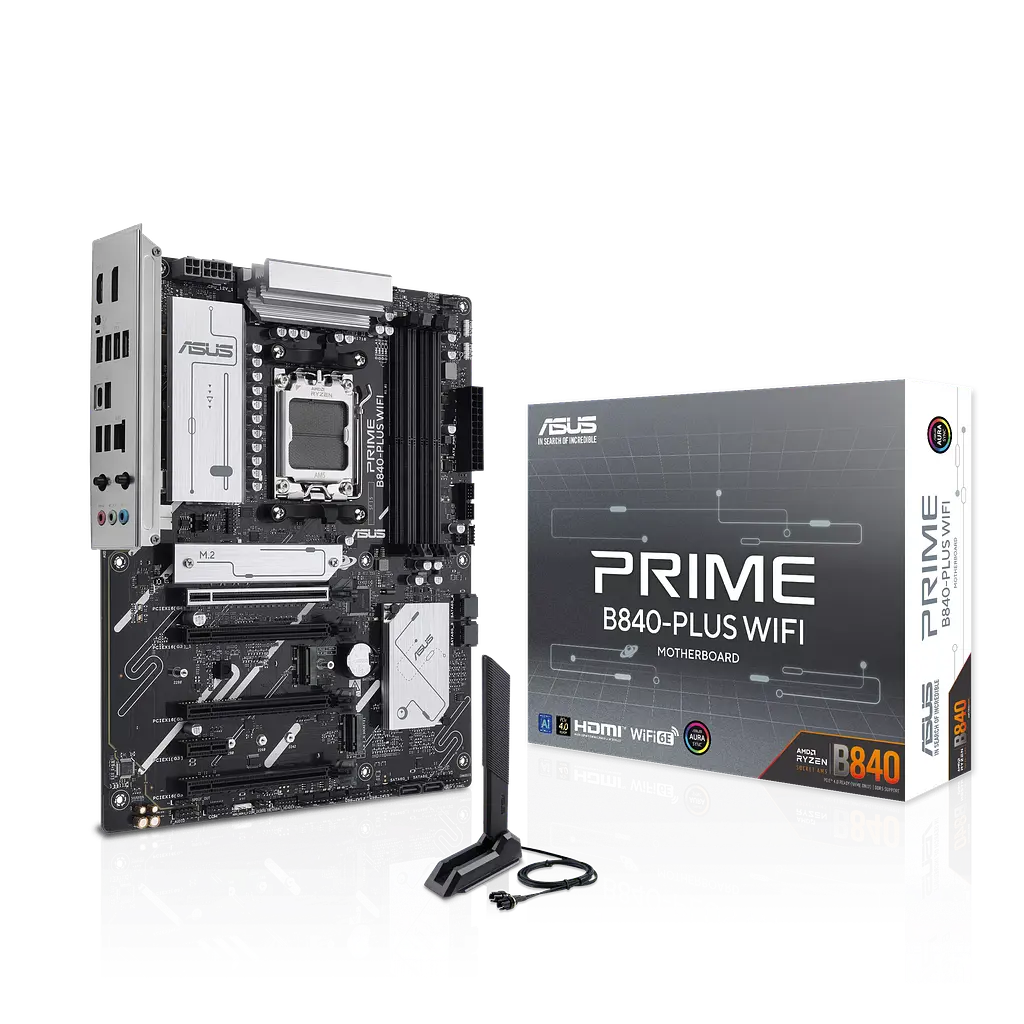 Материнcька плата Asus B840-Plus Prime Wi-Fi Socket AM5 (PRIME B840-PLUS WIFI) - фото 5