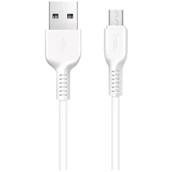 Кабель Hoco Type-C X13 Easy Charged 1.0m White - фото 2