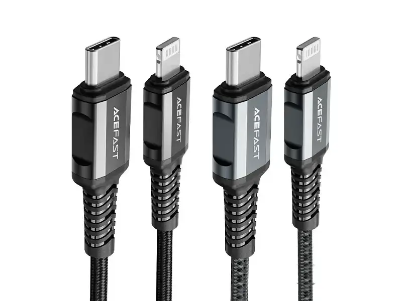 Кабель Acefast USB Type-C to Lightning 1.2m Black (6974316280484) - фото 2