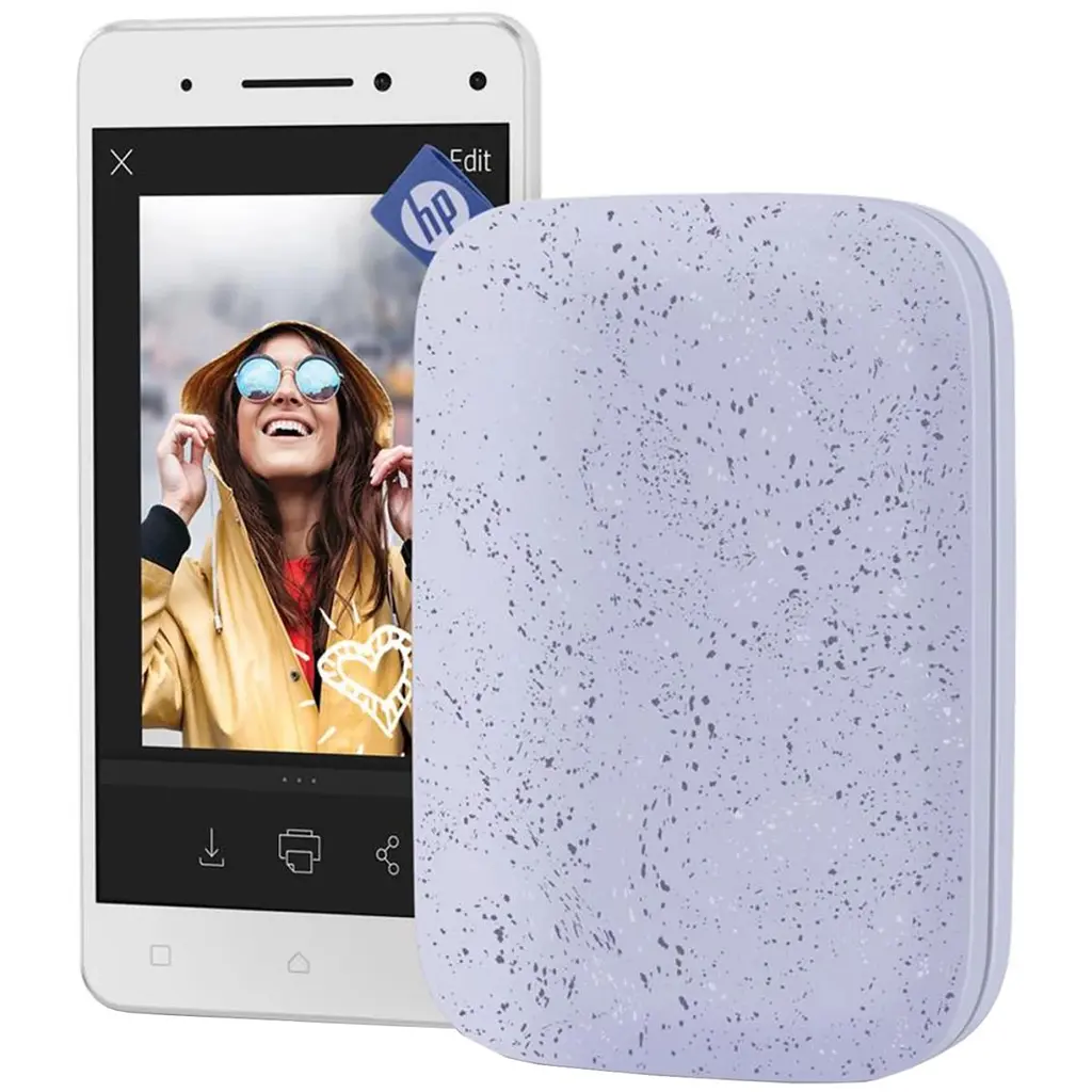 Фотодрукарка портативна HP Sprocket Purple 2"x3" 313x400dpi Zink 64MB Bluetooth колір фіолетовий (HPISPPR/HPISPR) - фото 4