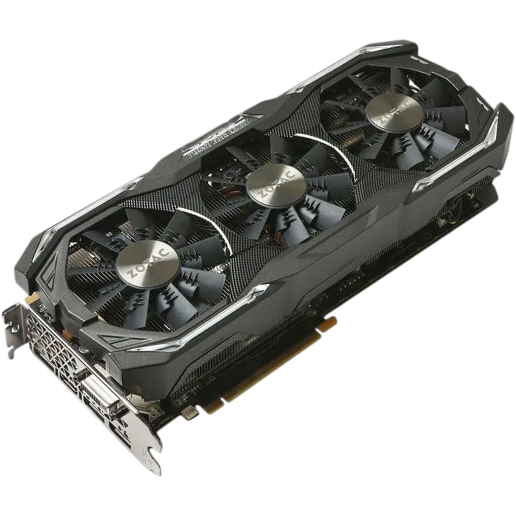 Відеокарта GeForce GTX 1070 8GB Zotac AMP (ZT-P10700B-10P) Б/В - фото 2