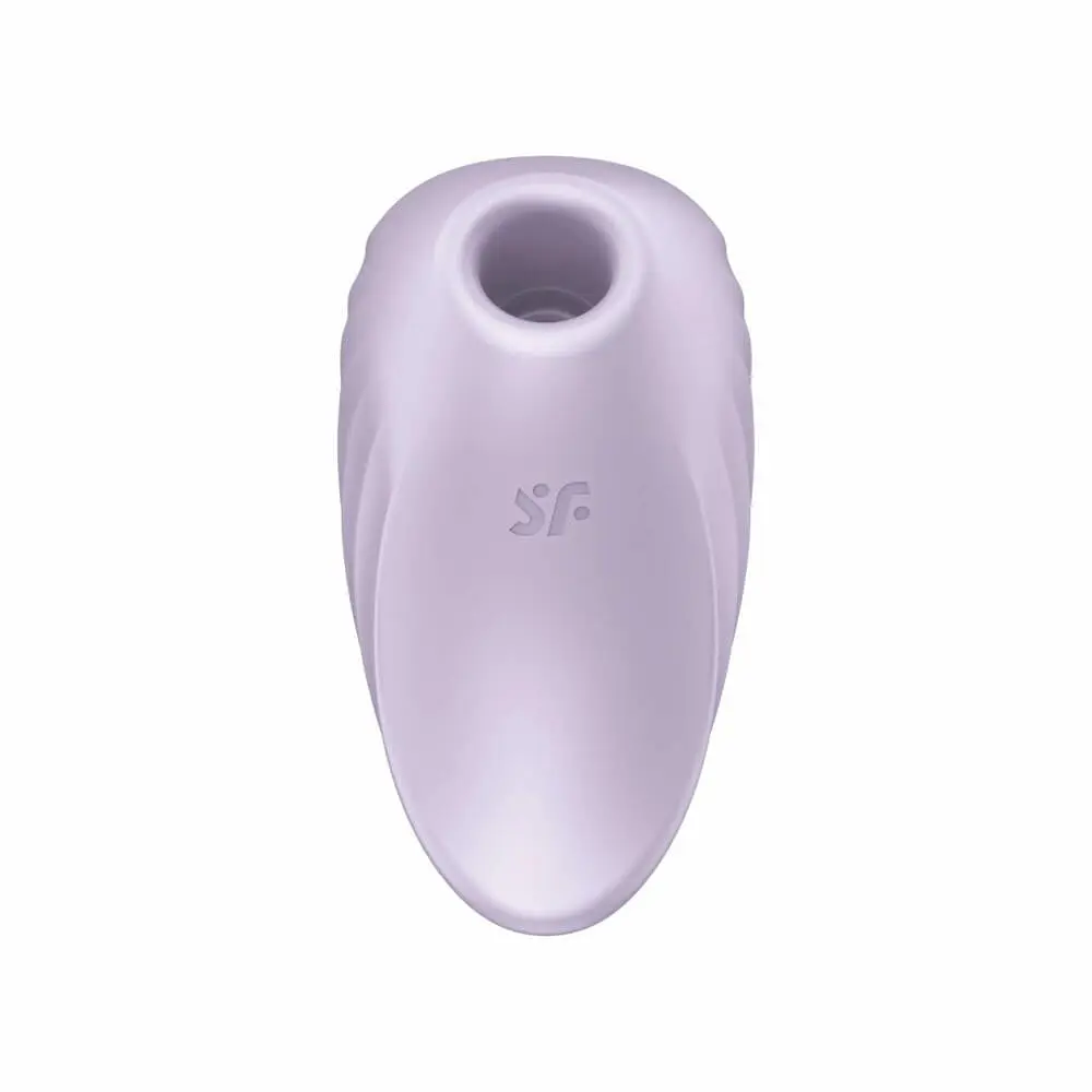 Вакуумный стимулятор клитора с вибрацией Satisfyer Pearl Diver сиреневый - фото 2