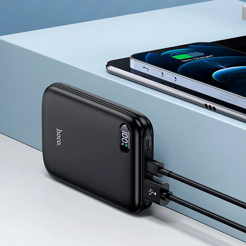 Додаткова батарея Hoco Q2 (10000mAh) Black - фото 3