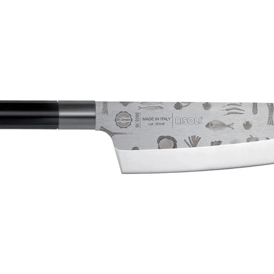 Ніж сантоку Risoli Dr. Green Santoku 16 см (02040DR/16SA) - фото 2