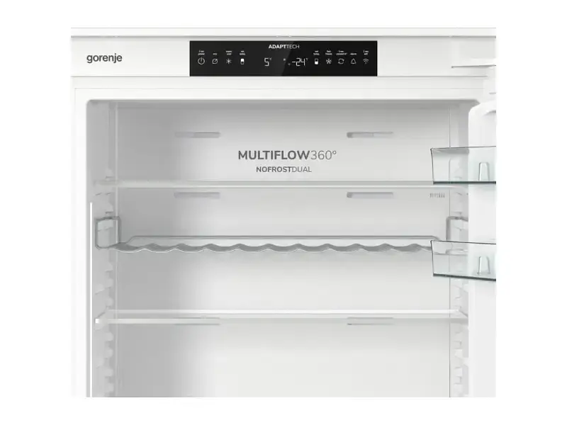 Холодильник з морозильною камерою Gorenje NRKI619D61WFE - фото 6