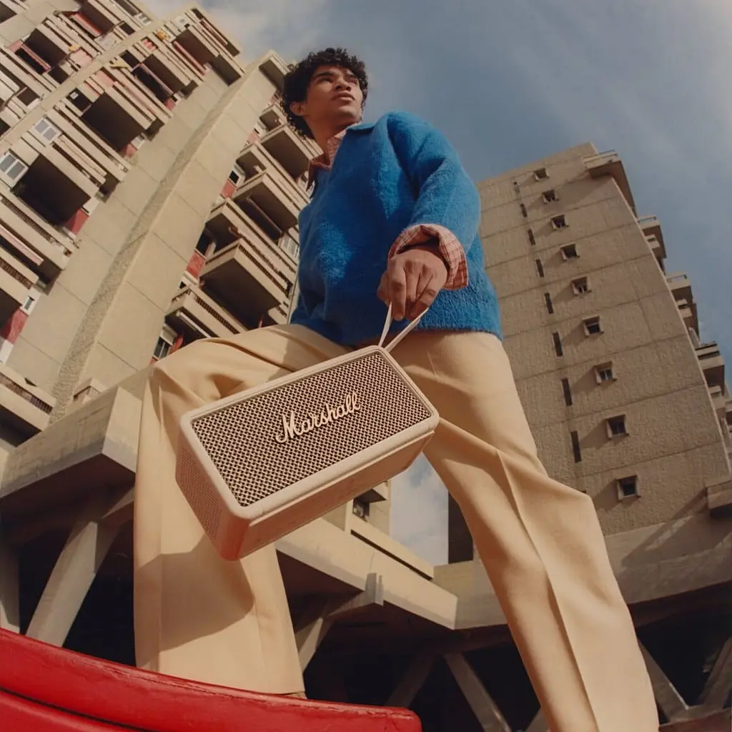 Портативна колонка Marshall Middleton Cream (1006262) - фото 8