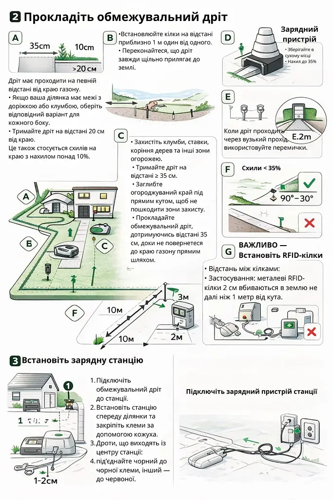 Робот-газонокосилка з GPS і автоматичною картографією, управління через додаток - фото 15