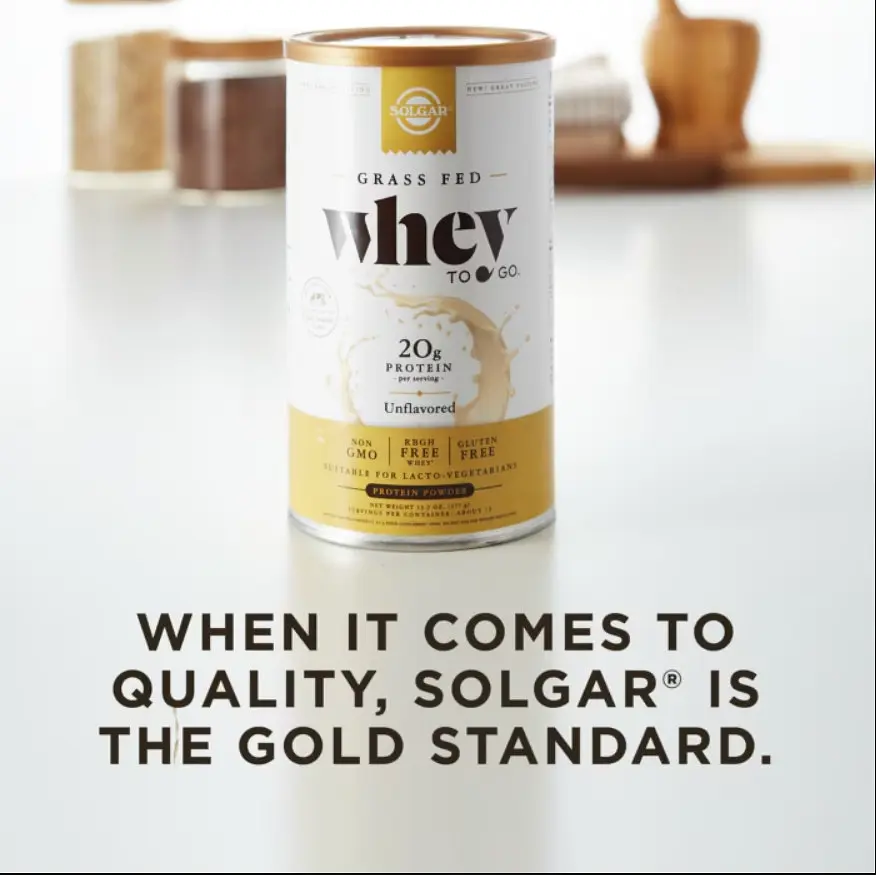 Сироватковий протеїн Solgar Grass Fed Whey To Go 377 г без вкуса - фото 2