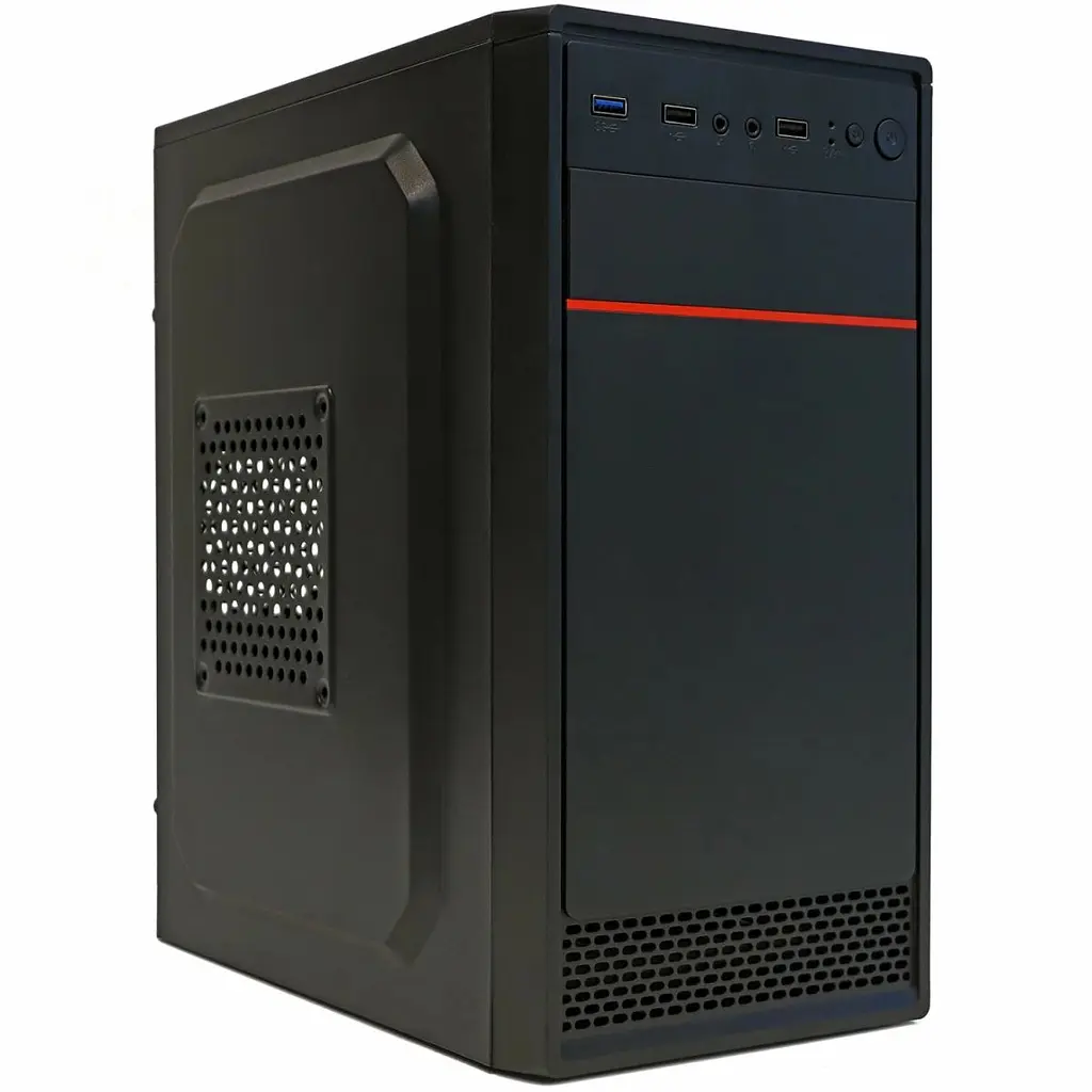 Корпус Casecom GN-1714 450W-120 мм USB 3.0 mATX, Black (GN-1714-450) - фото 6