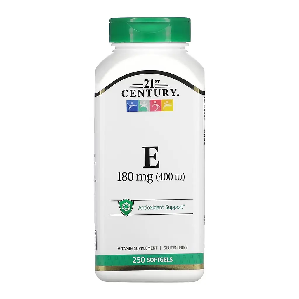 Вітамін E, E 180 mg (400 IU) - 250 softgels
