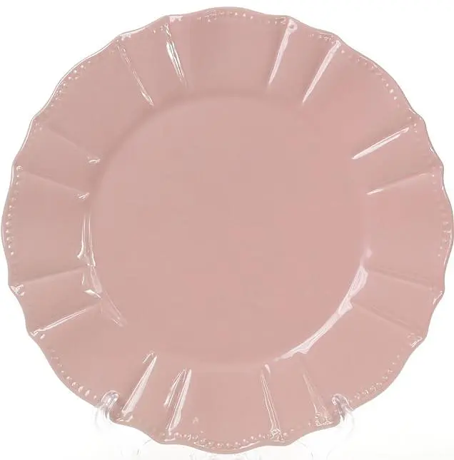 Набір 6 обідніх тарілок Leeds Ceramics SUN, кам'яна кераміка BonaDi Ø26х2 см kuh0007028